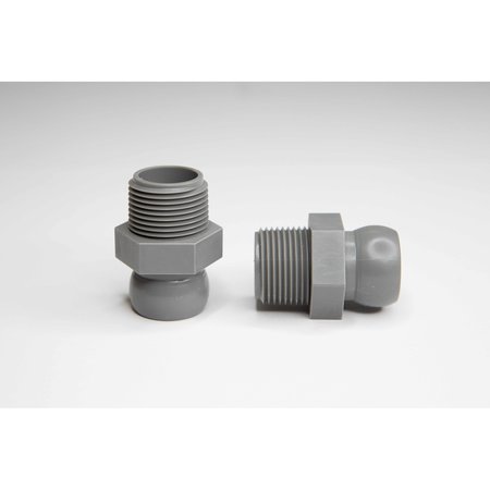 CEDARBERG Snap-Loc Systems ™ 3/4 System Male Hose to Male Pipe Thread Connector 3/4 NPT Pac of 4 8475-18